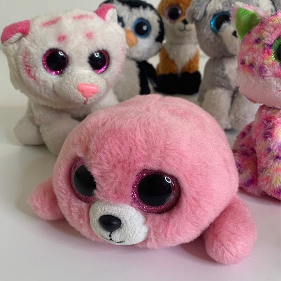 ty beanie boos plush toy stuffed animal dolls bundle of 12 EUC - Picture 11 of 12